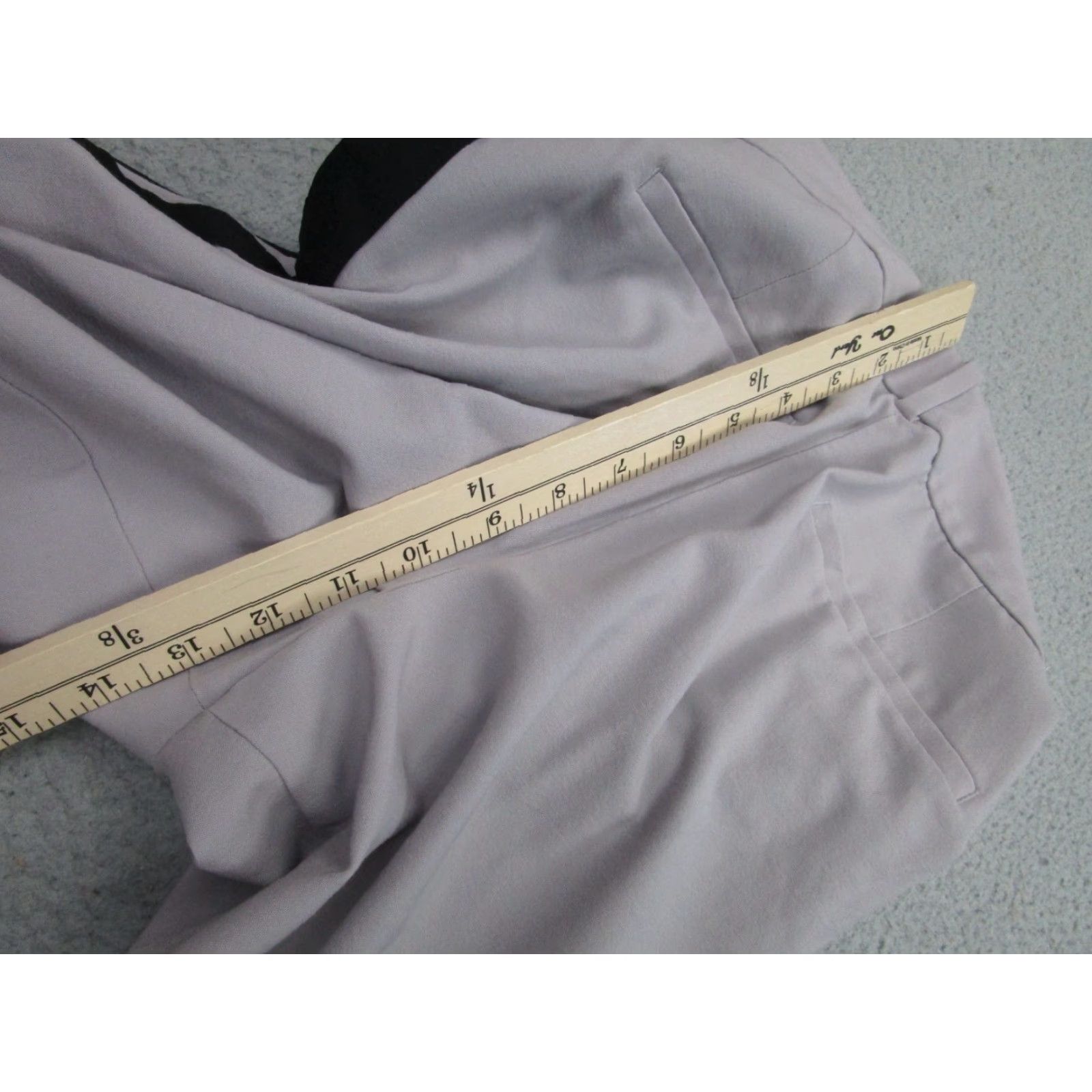 Vince Vince Pants Womens 6 Gray Striped Wool Blend Dress Work Trousers Slacks Size 28" / US 6 / IT 42 - 3 Thumbnail