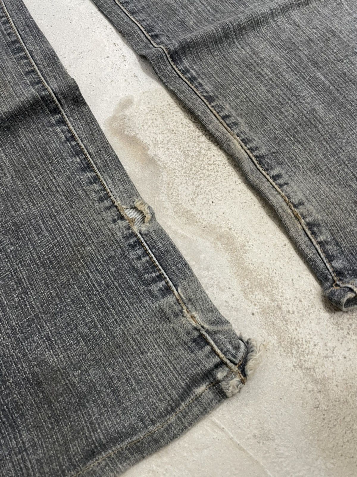 Wrangler Wrangler Authentic Western Distress Dirty Mud Workers Denim Size US 34 / EU 50 - 7 Thumbnail