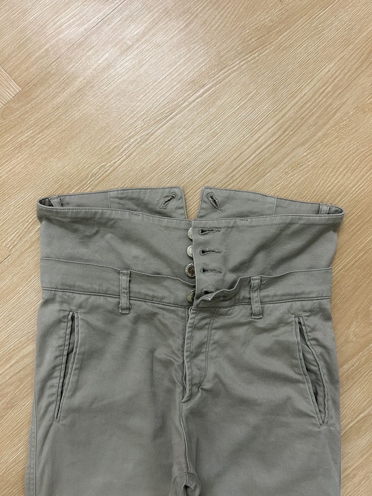 CABANE de ZUCCa × Issey Miyake × Zucca Vintage Zucca Double Waist Pants by Issey Miyake Size US 30 / EU 46 - 3 Thumbnail