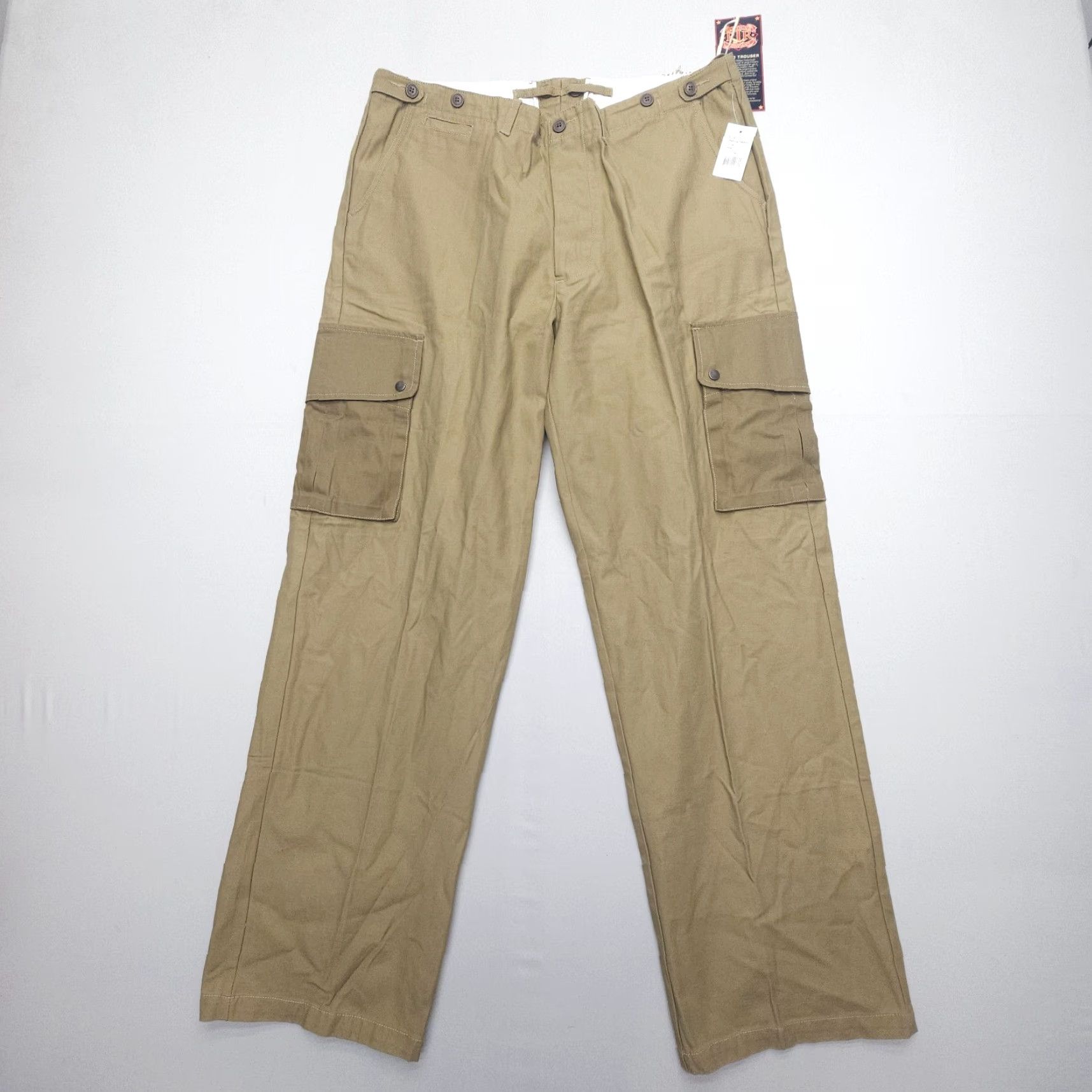 Vintage PIR Vintage Style Military Cargo Pants - Yarborough Mens 40 x 36 Paratrooper NWT Shirt Size US 40 / EU 56 - 2 Thumbnail