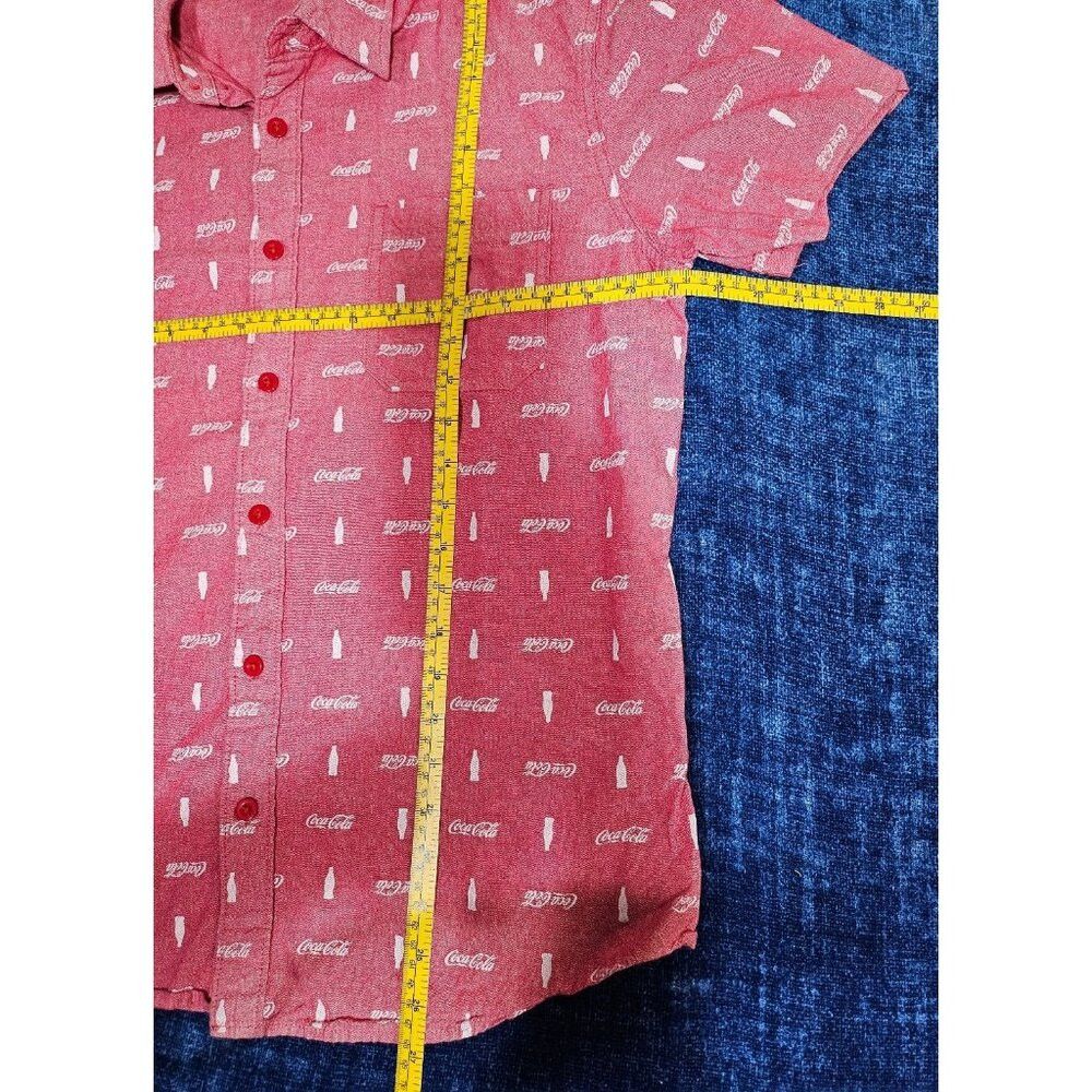Coca Cola Coca Cola Men Short Sleeve Button Up Shirt Medium Size US M / EU 48-50 / 2 - 5 Thumbnail