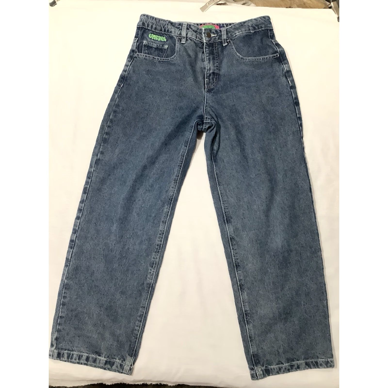 Empyre VINTAGE Empyre Jeans Blue Size 8 Womens Straight Leg Denim 90s Skater Mid Rise Jeans Women Size 30" / US 8 / IT 44 - 3 Thumbnail