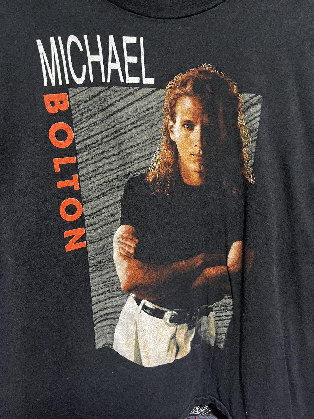 Band Tees × Vintage Vintage Michael Bolton 1991 Time Love & Tenderness Tour Tee Size US M / EU 48-50 / 2 - 4 Thumbnail