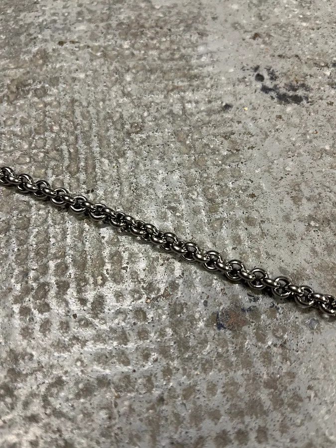 Dolce & Gabbana 2000s Dolce & Gabbana Grey Silver Steel Bracelet Size ONE SIZE - 6 Thumbnail
