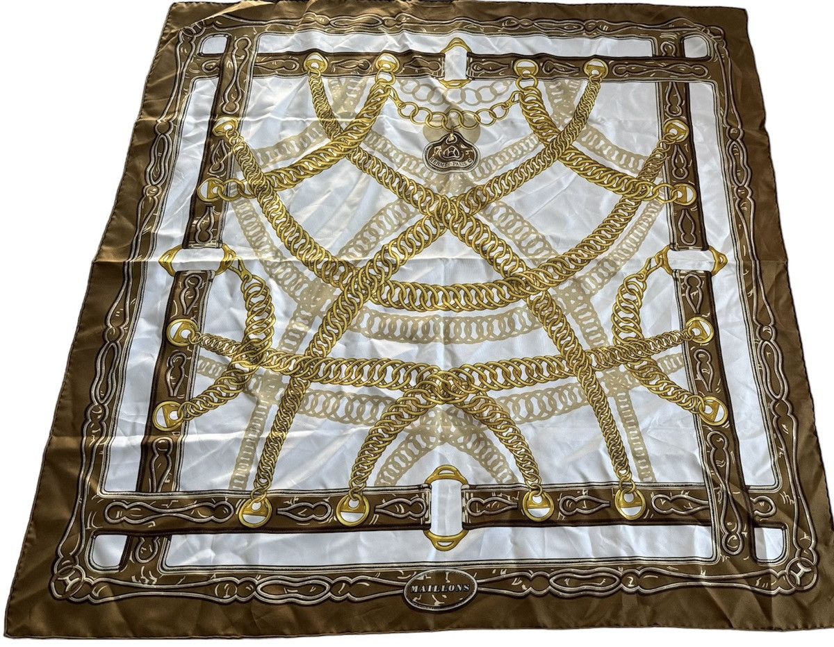 Hermes Hermes 90” silk scarf Size ONE SIZE - 2 Thumbnail