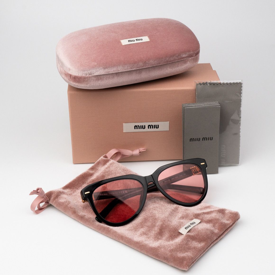 Miu Miu NEW Miu Miu MU12ZS 16K1D0 Phantos Unisex Sunglasses 0MU 12ZS Size ONE SIZE - 10 Thumbnail