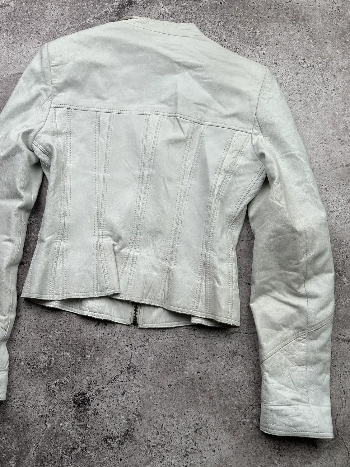 Japanese Brand Vintage Cropped Leather Jacket C219(V46)E8 Size S / US 4 / IT 40 - 10 Thumbnail