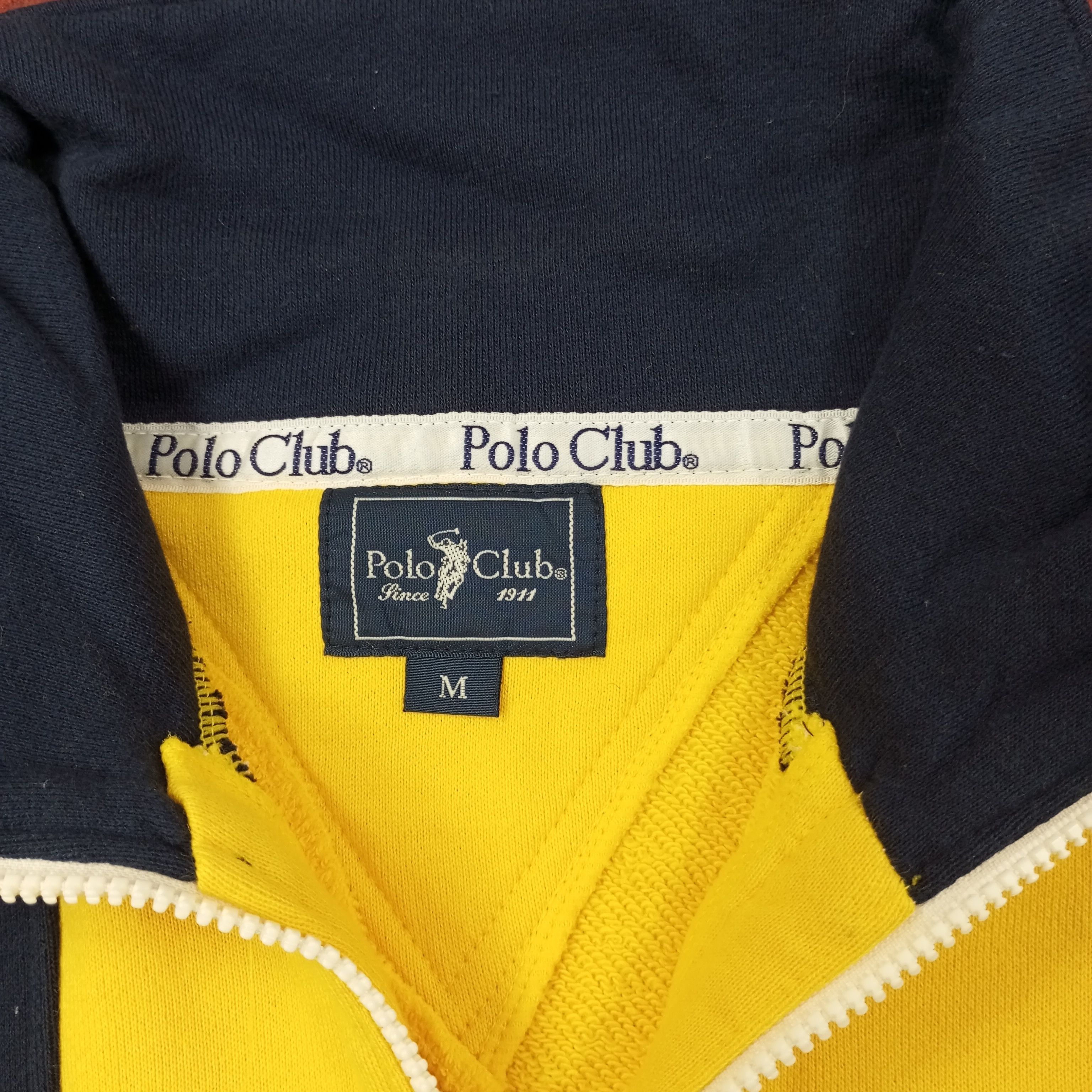 Vintage Polo Club Half Zipper Sweatshirt c241n8 Size US M / EU 48-50 / 2 - 6 Thumbnail