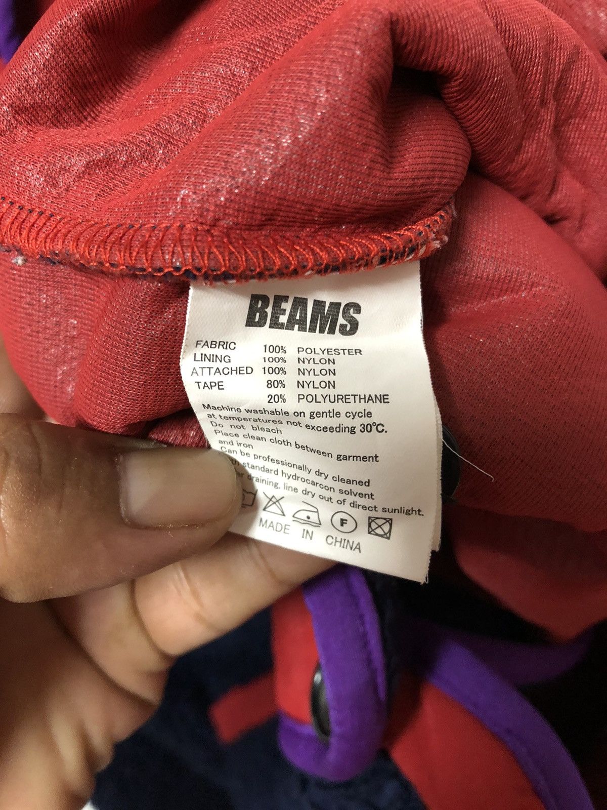 Beams Plus × Japanese Brand × Vintage Vintage 90’s Beams Japan Fleece Button Up Size US M / EU 48-50 / 2 - 8 Thumbnail