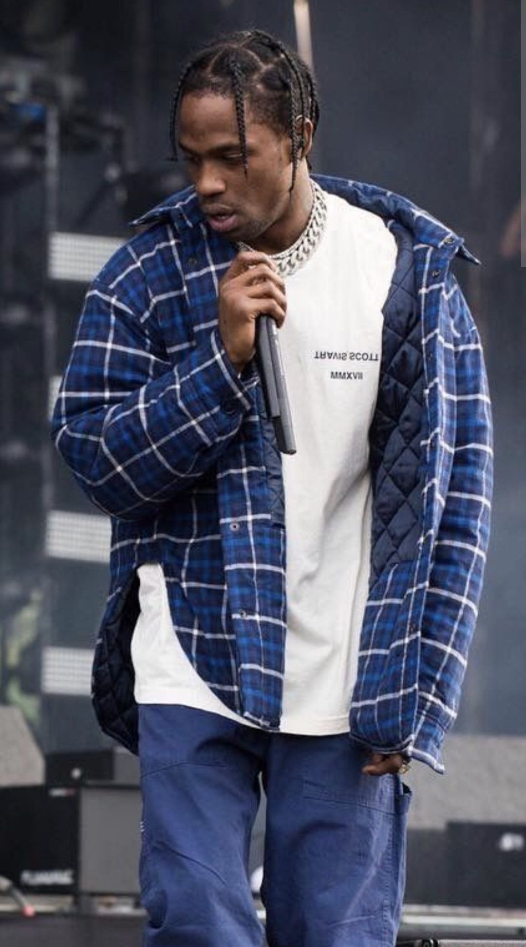 L.L. Bean Vintage L.L Bean Checkered Fleece Jacket Travis Scott Size US M / EU 48-50 / 2 - 6 Thumbnail