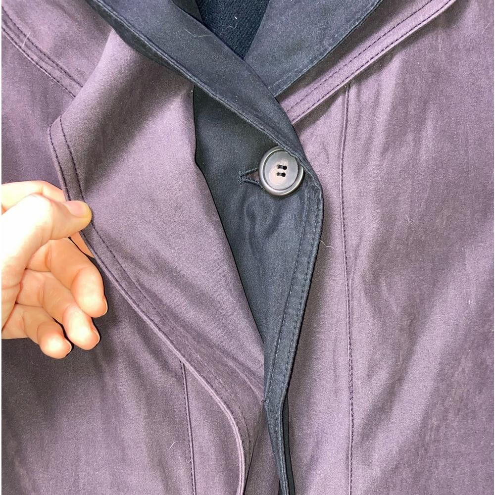 Preston & York Preston & York l Purple Faux Suede Ling Trench Coat Size 8 Size M / US 6-8 / IT 42-44 - 7 Thumbnail