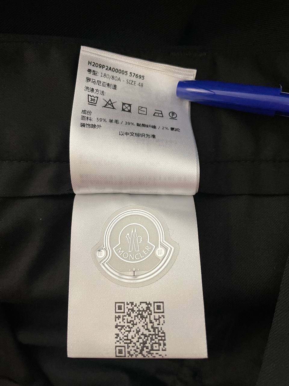 Moncler Moncler Pants Black 48 size Size US 32 / EU 48 - 15 Thumbnail