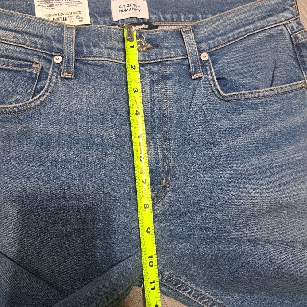Citizens Of Humanity Citizen Of Humanity Loli Mid Rise Baggy Wide-Leg Boho Jeans Size 29" - 7 Thumbnail