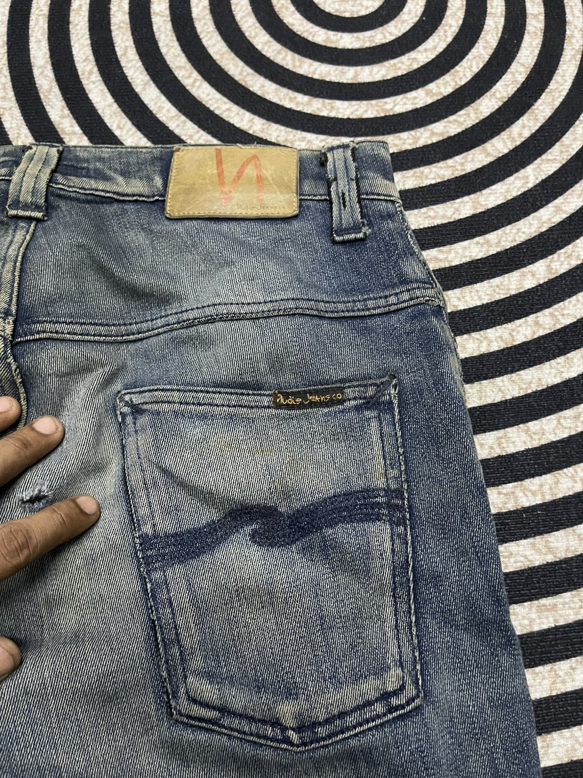 Nudie Jeans 2000s NUDIE JEANS CO SKINNY JEANS WASHABLE DISTRESSED JEANS Size US 29 - 21 Thumbnail