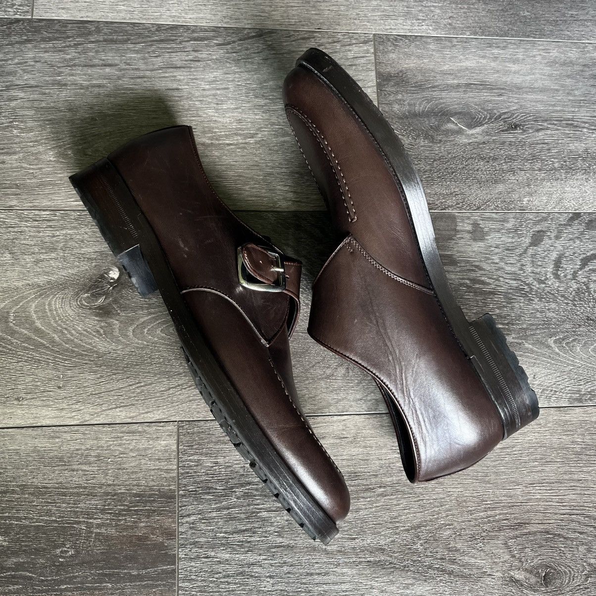 Mr. Hare Vintage Mr. Hare Bacon Monk Strap Shoes Loafers Brown 10.5 Size US 10.5 / EU 43-44 - 3 Thumbnail