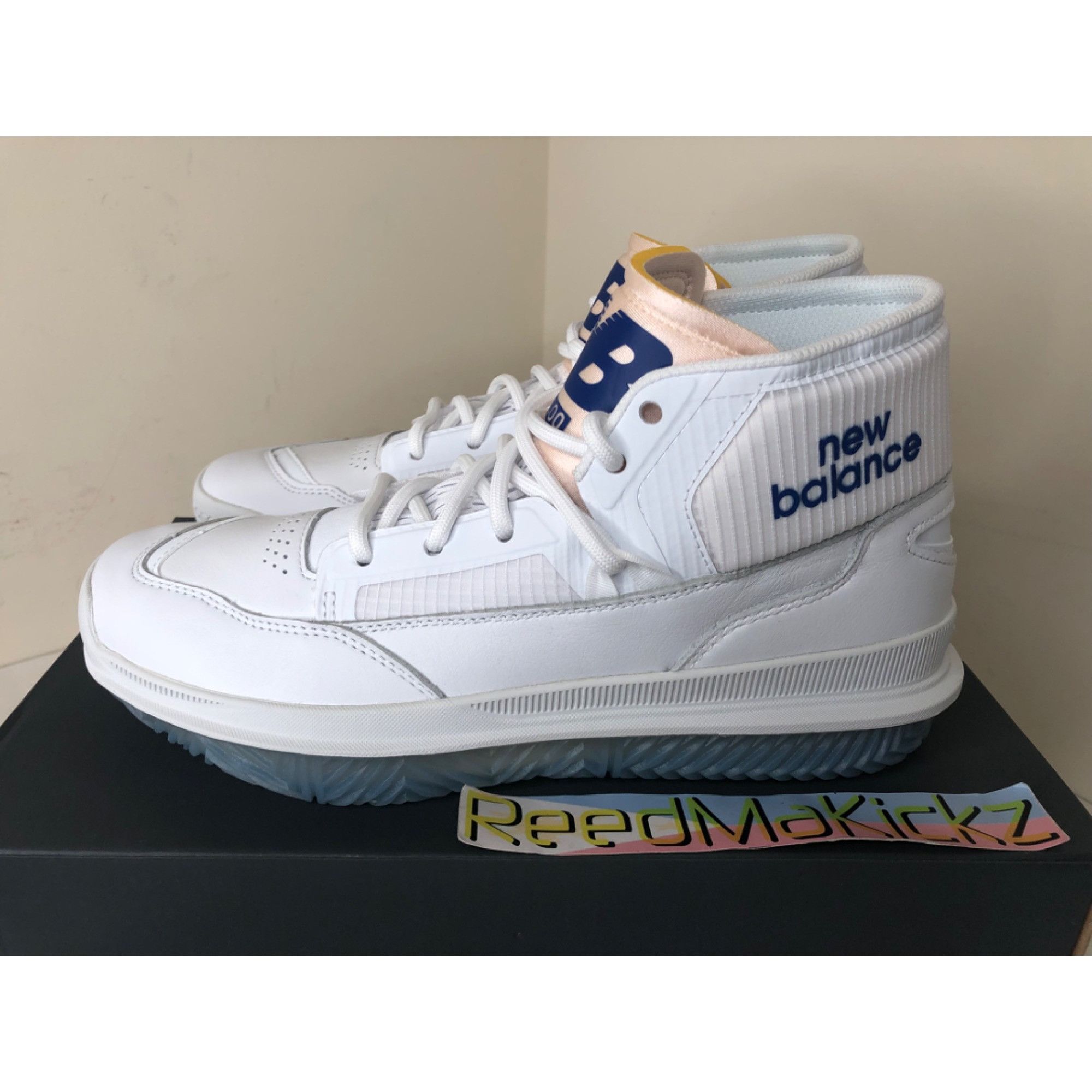 New Balance New Balance BB9000 White Blue mens 8us Size US 8 / EU 41 - 1 Thumbnail