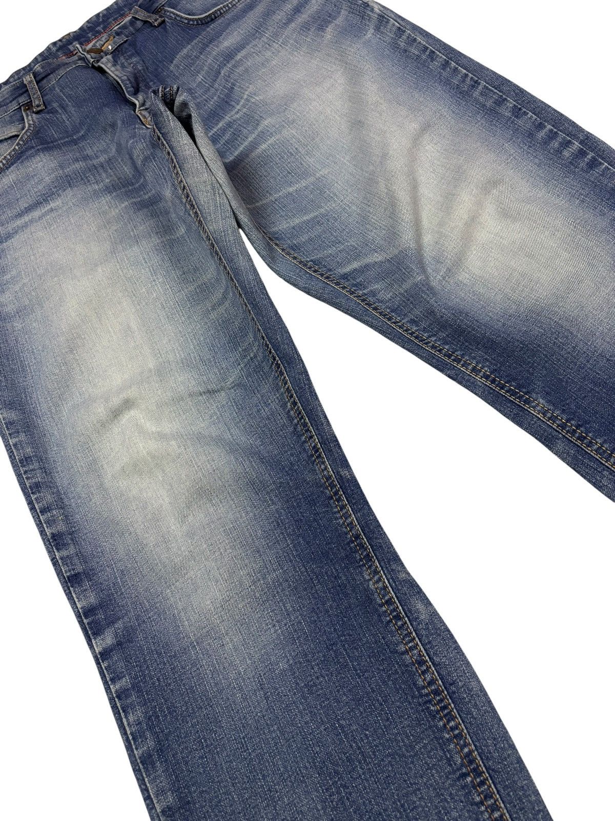 Edwin Vtg Edwin XV Japan 407 Relaxed Distressed Jeans Size US 30 / EU 46 - 4 Thumbnail