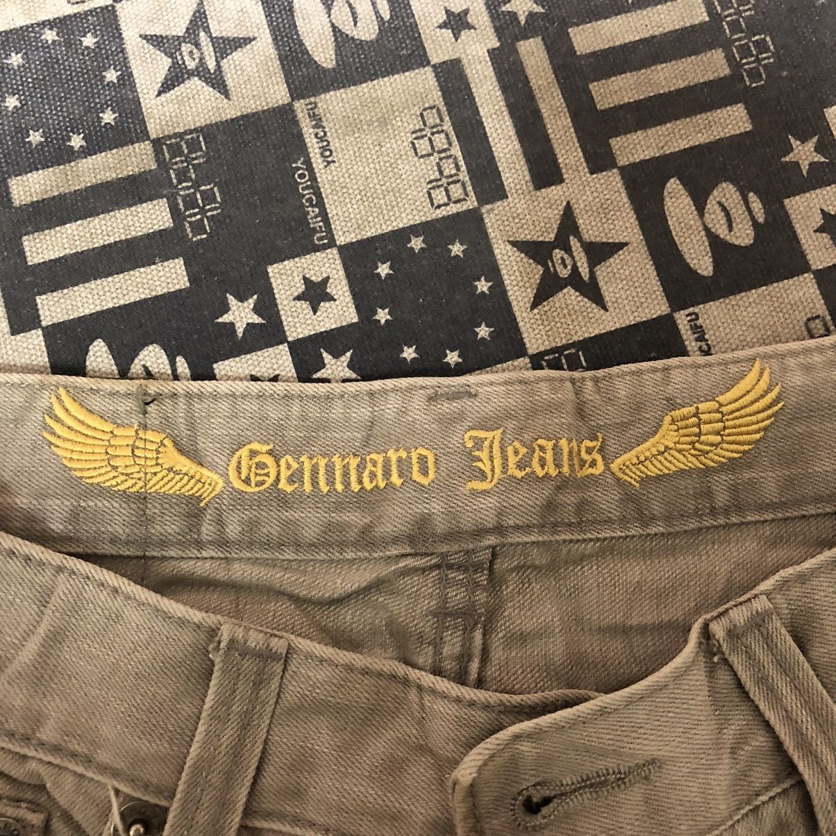 Japanese Brand DL Gennaro Jeans Grey Distressed Denim Pants #C102 Size US 27 - 24 Thumbnail