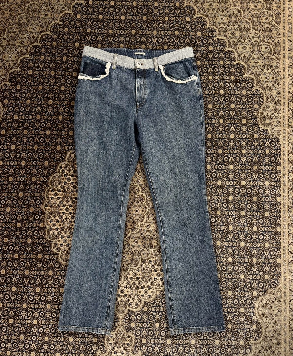 Miu Miu Miu Miu Denim pants Size US 29 - 1 Thumbnail