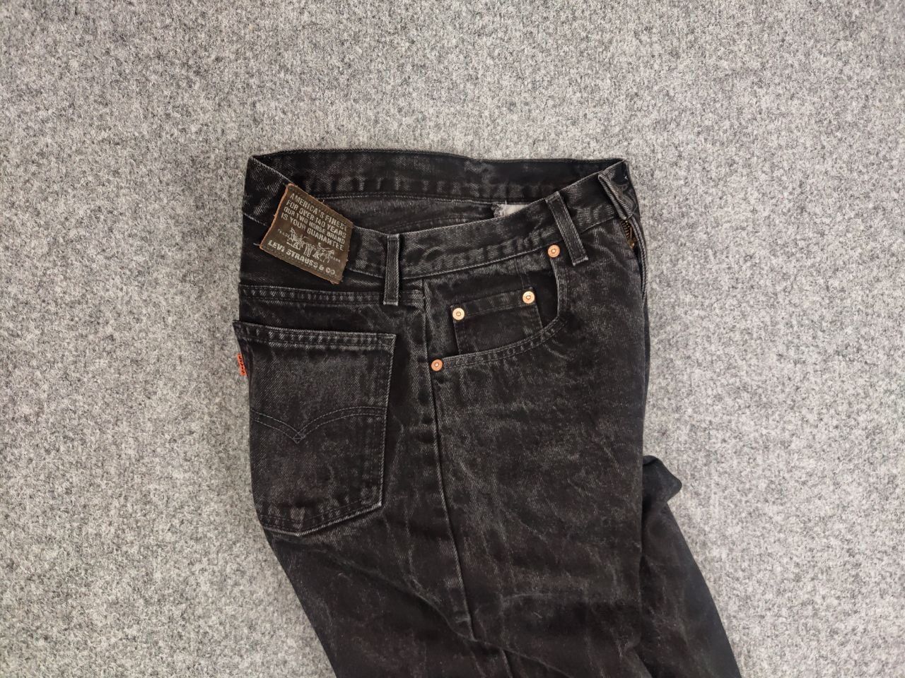 Levi's Vintage 90's Levis 615 fit Guide Faded Black Denim Jeans Size US 30 / EU 46 - 13 Thumbnail