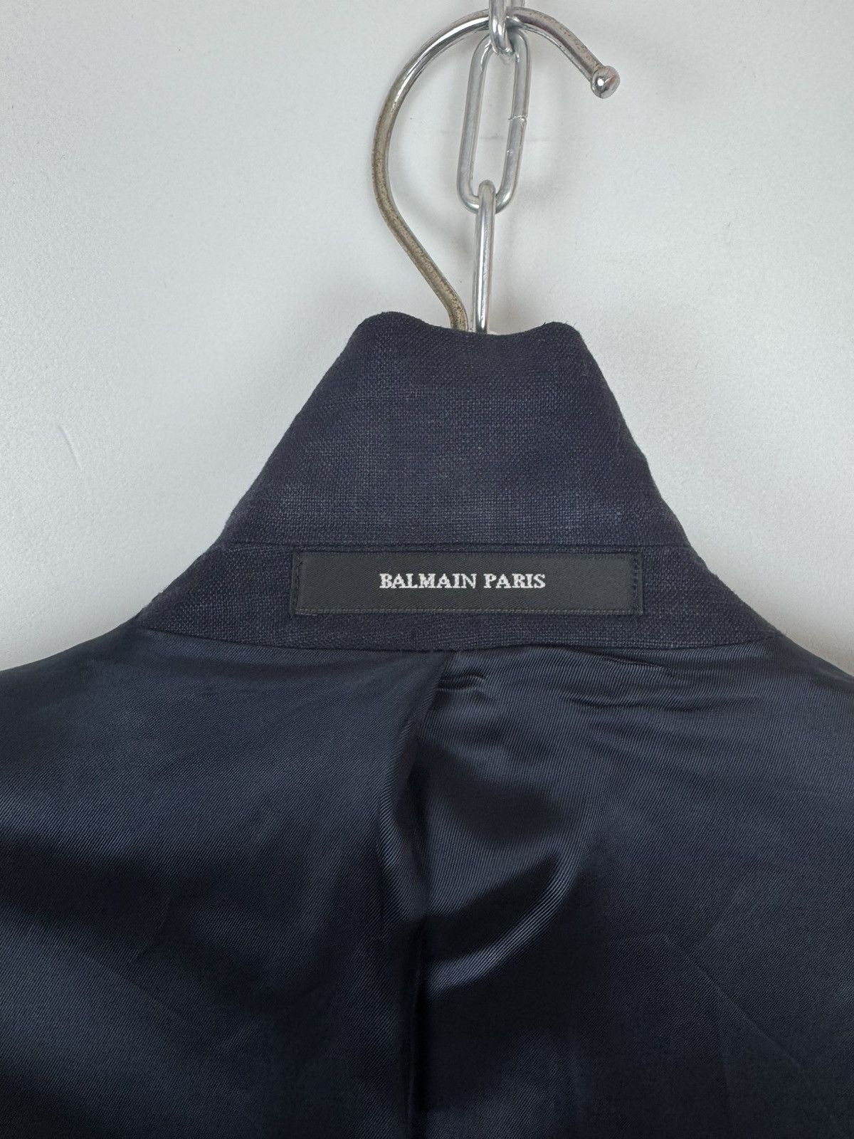 Balmain Balmain Paris Linen Blazer Vintage Sport Jacket Three Button Size 42R - 18 Thumbnail