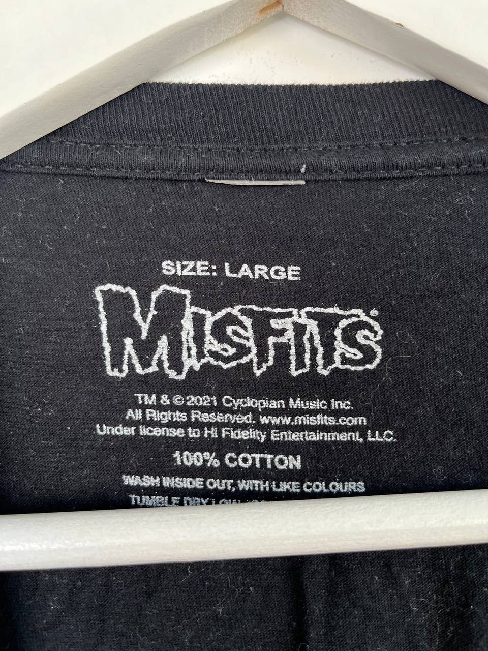 Misfits Misfits Black Metal Band 2021 Tee Size US L / EU 52-54 / 3 - 3 Thumbnail