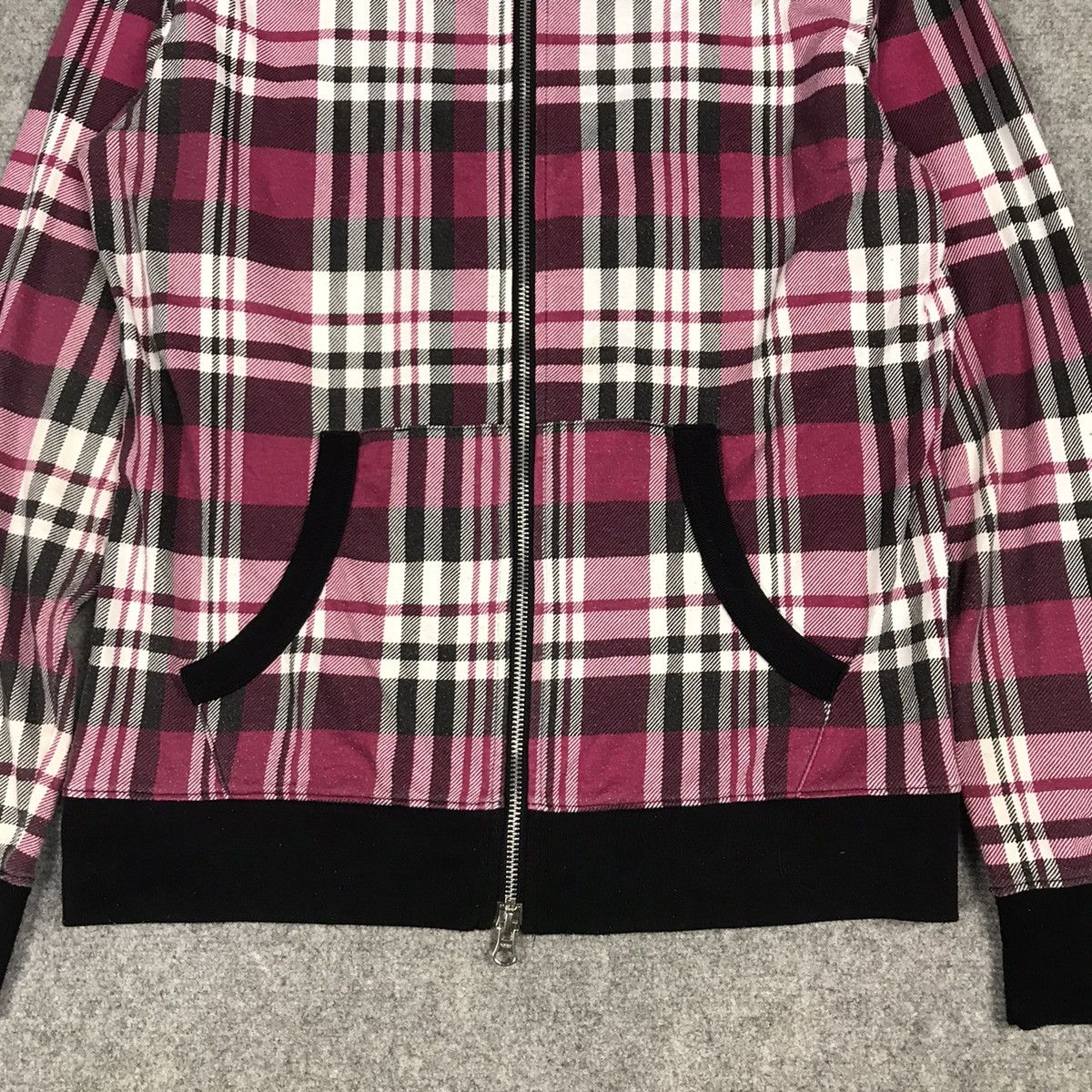 Japanese Brand × Tornado Mart × Vintage SEMANTICDESIGN FLANNEL DESIGN HOODIES ZIPPER JACKET Size US L / EU 52-54 / 3 - 3 Thumbnail