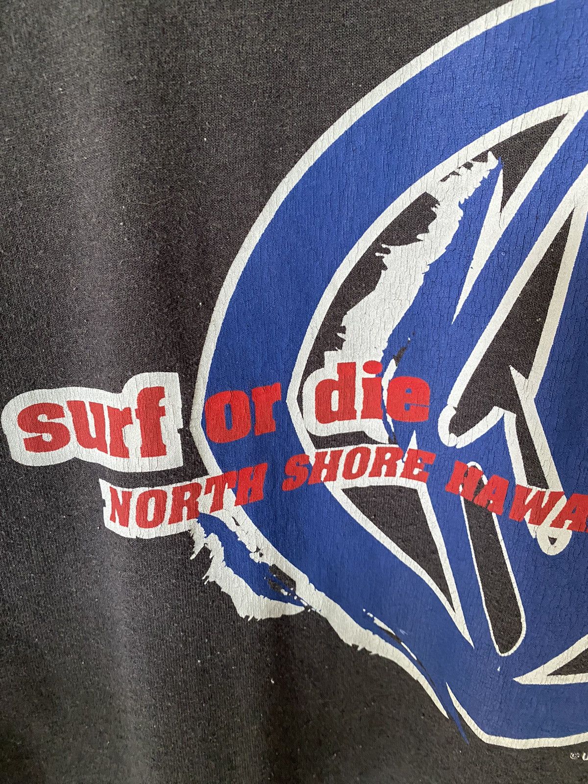Vintage 1990s Surt or Die North shore Hawaii Size US XL / EU 56 / 4 - 5 Thumbnail