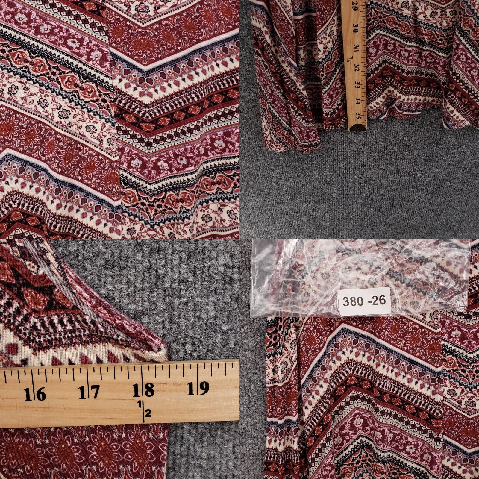 Vintage Rue21 Dress Womens M Medium Red Tank Fair Isle Keyhole Neck Sleeveless Casual Size M / US 6-8 / IT 42-44 - 8 Thumbnail