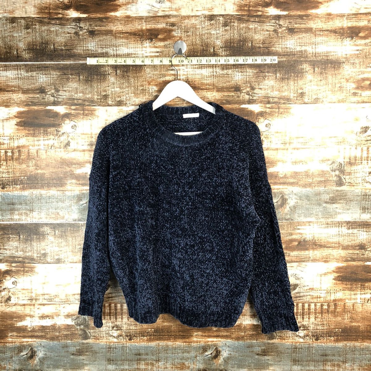 Homespun Knitwear × Japanese Brand As De Deve Dark Blue Knitwear #A1501 Size L / US 10 / IT 46 - 1 Thumbnail