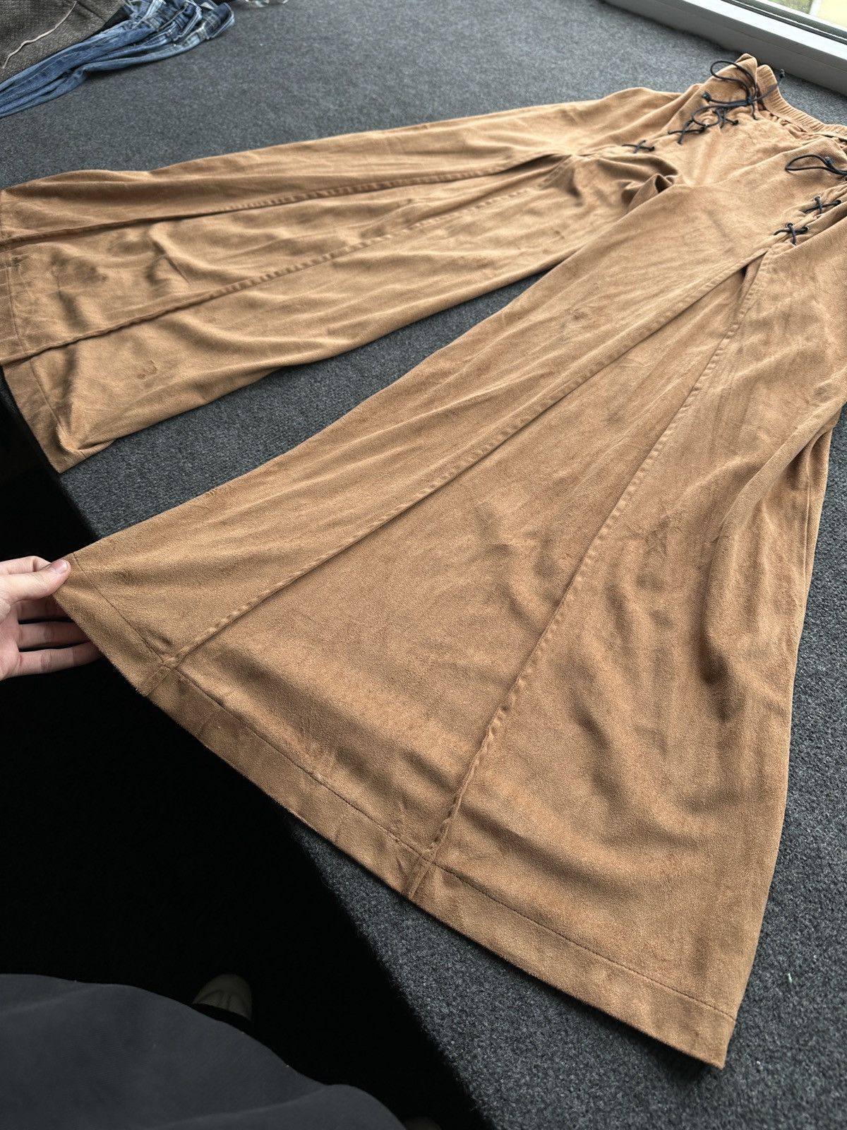 Other 🚨 ULTRA BAGGY WOMEN BROWN SOFT PANTS RARE Size 30" / US 8 / IT 44 - 3 Thumbnail