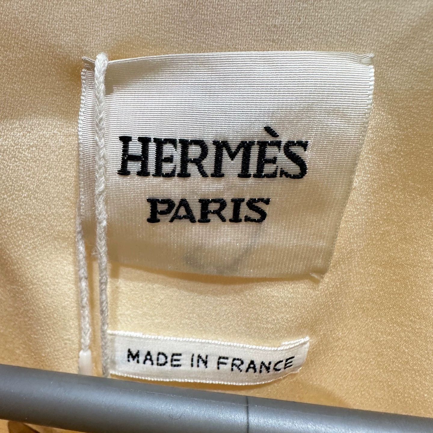 Hermes Hermes mar247 Cream zip wool jacket 34 Size XS / US 0-2 / IT 36-38 - 3 Thumbnail