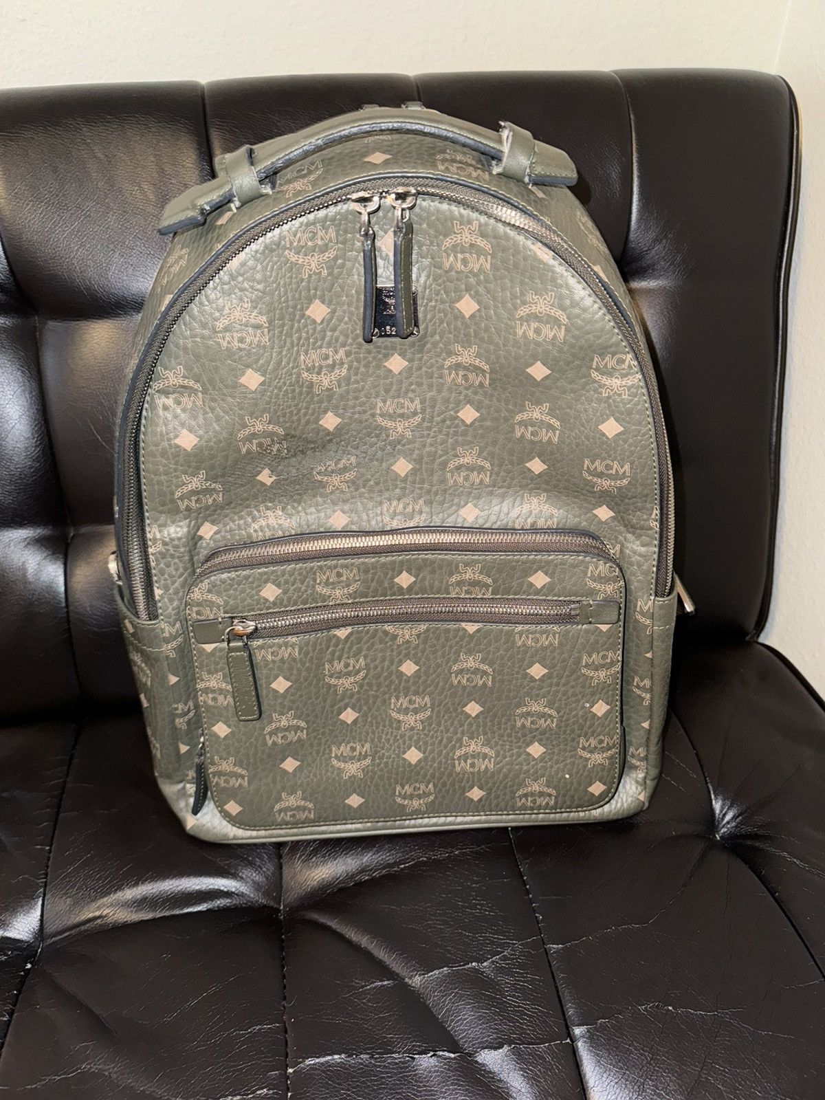 mcm backpack grailed