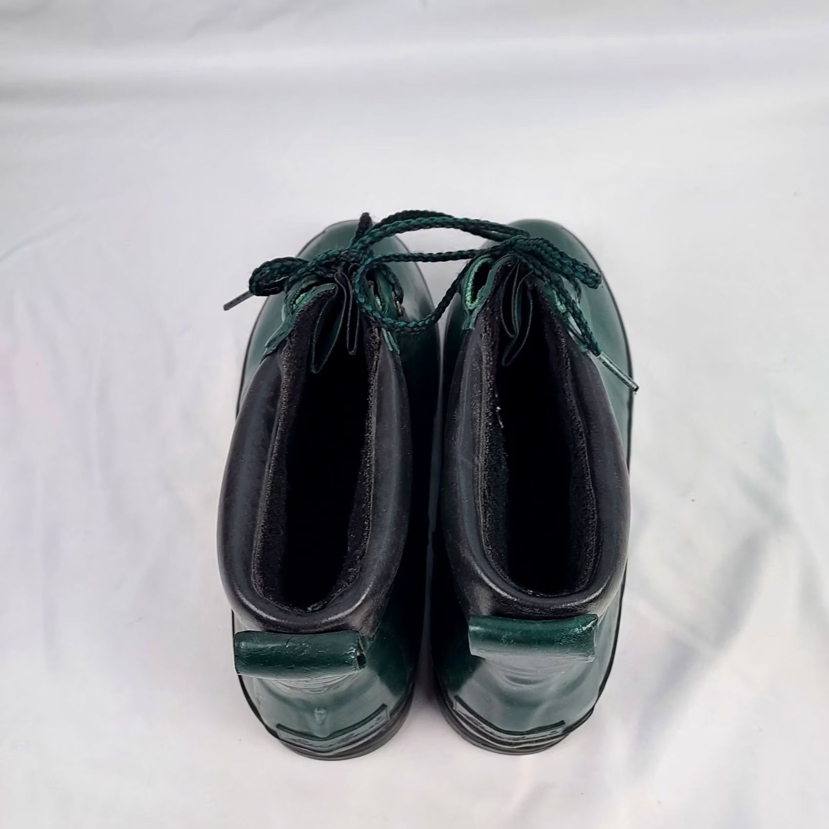 Eddie Bauer Eddie Bauer Mens 9 Green Rubber Rain Boots Lace Up Waterproof Winter M Width Outdoor Boots Size US 9 / EU 42 - 5 Thumbnail
