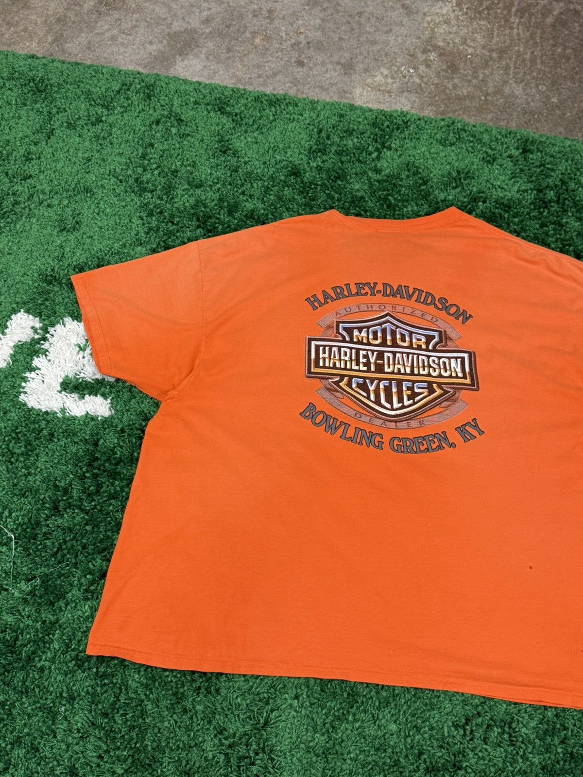 Harley Davidson Harley Davidson Orange Chrome Screaming Eagle Tee 3XL XXXL Size US XXL / EU 58 / 5 - 4 Thumbnail