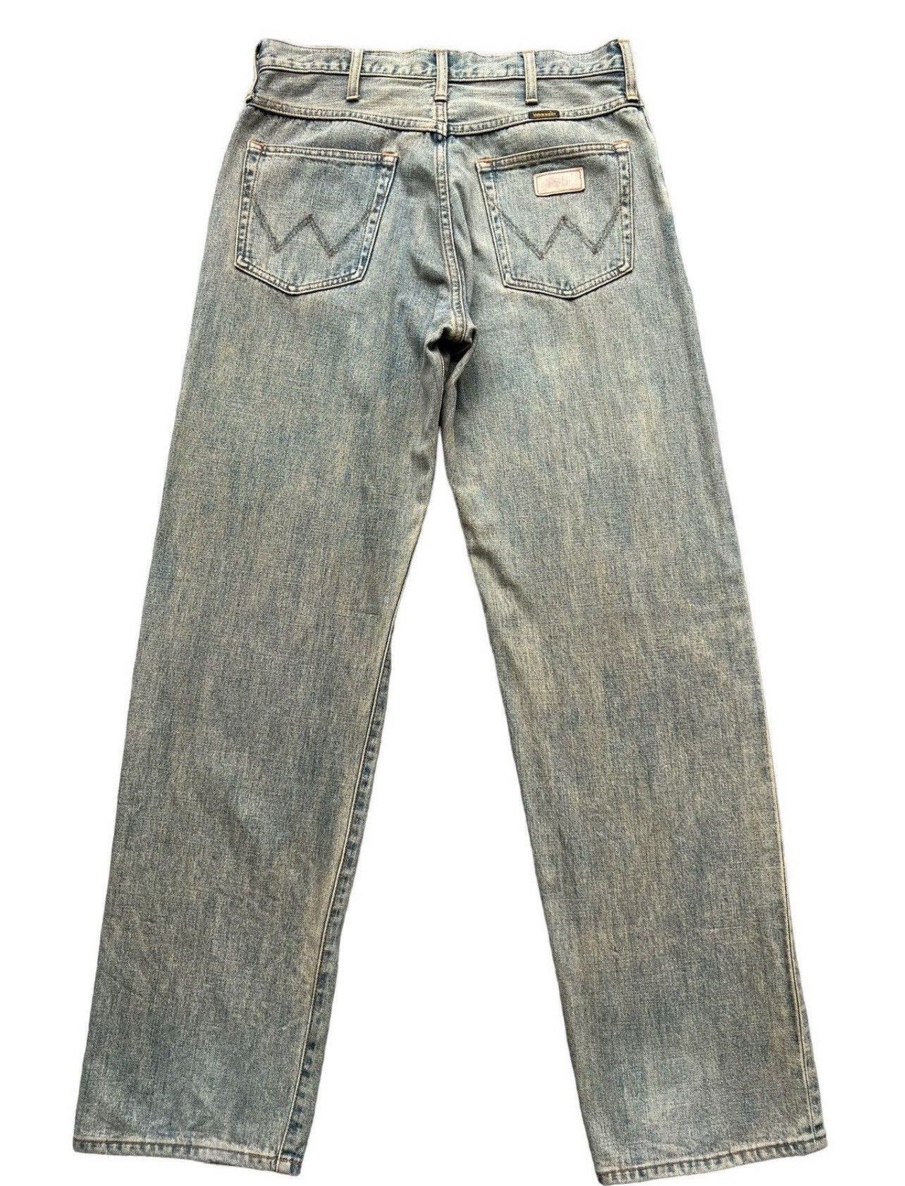 Wrangler Vintage Wrangler Distressed Mudwash Denim Jeans 32x33 Size US 32 / EU 48 - 2 Thumbnail