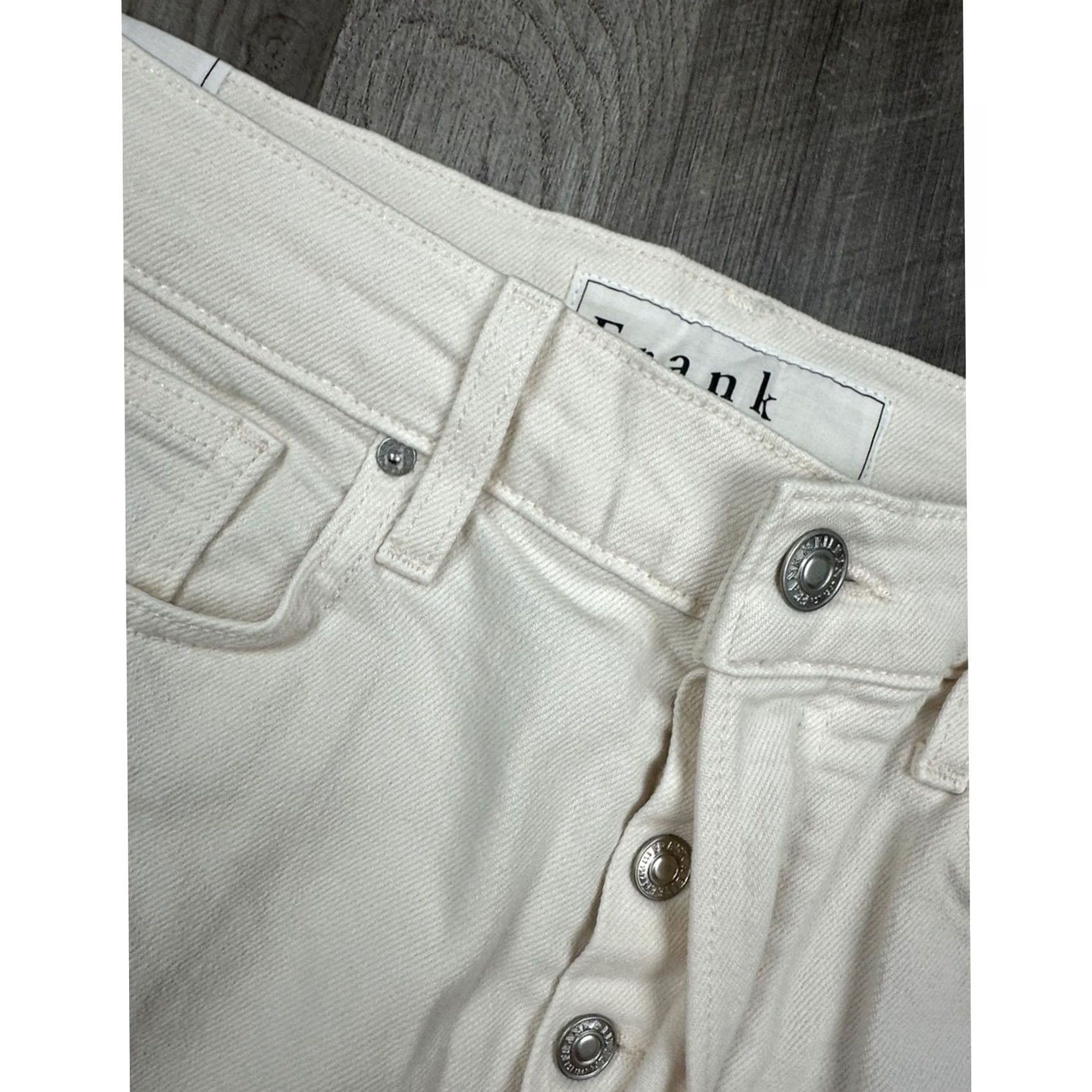 Frank & Eileen Frank & Eileen Monaghan High Rise Straight Mom Raw Hem Jeans - 30 Size 30" / US 8 / IT 44 - 6 Thumbnail