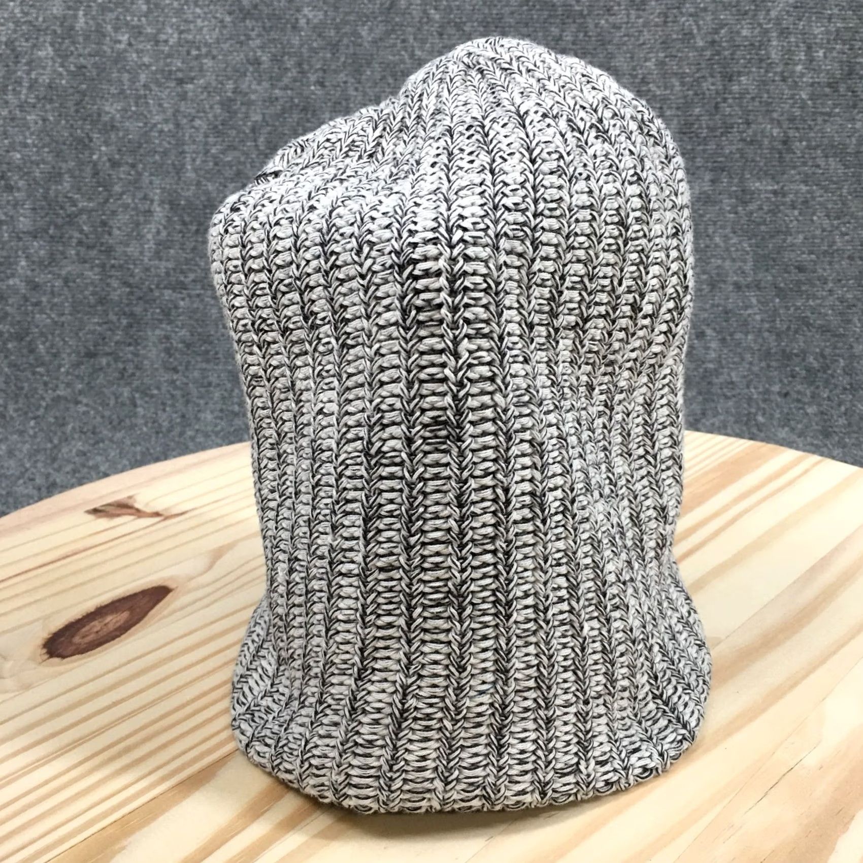 Vintage Love Your Melon Beanie Hat Womens One Size Knitted Cotton Gray Winter Size ONE SIZE - 5 Thumbnail