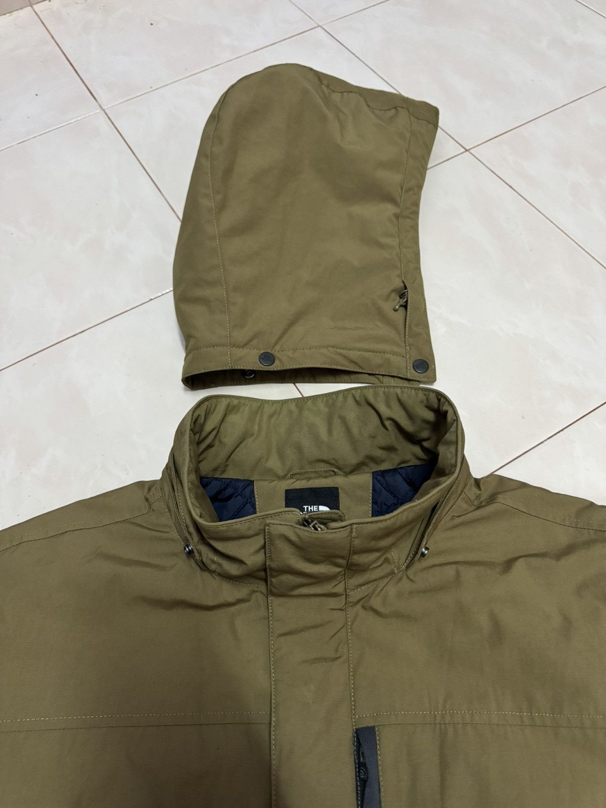 The North Face Vintage 90s The North Face Puffer Jacket with Hoodie Size US XL / EU 56 / 4 - 10 Thumbnail