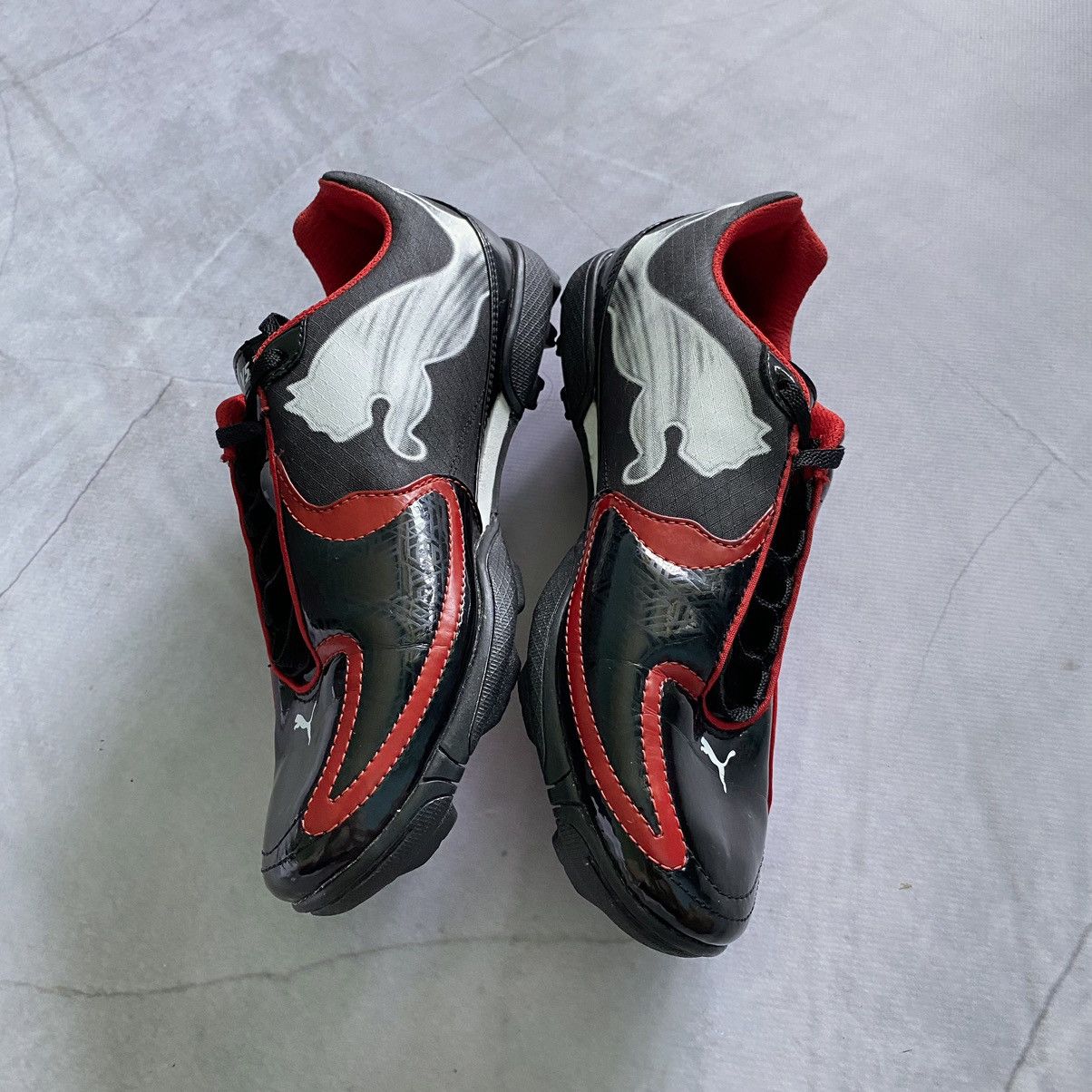 Alexander McQueen × Puma Vintage Puma Cyber Soccer Speedcat Style Blockcore Shoes Size US 5.5 / EU 38 - 3 Thumbnail