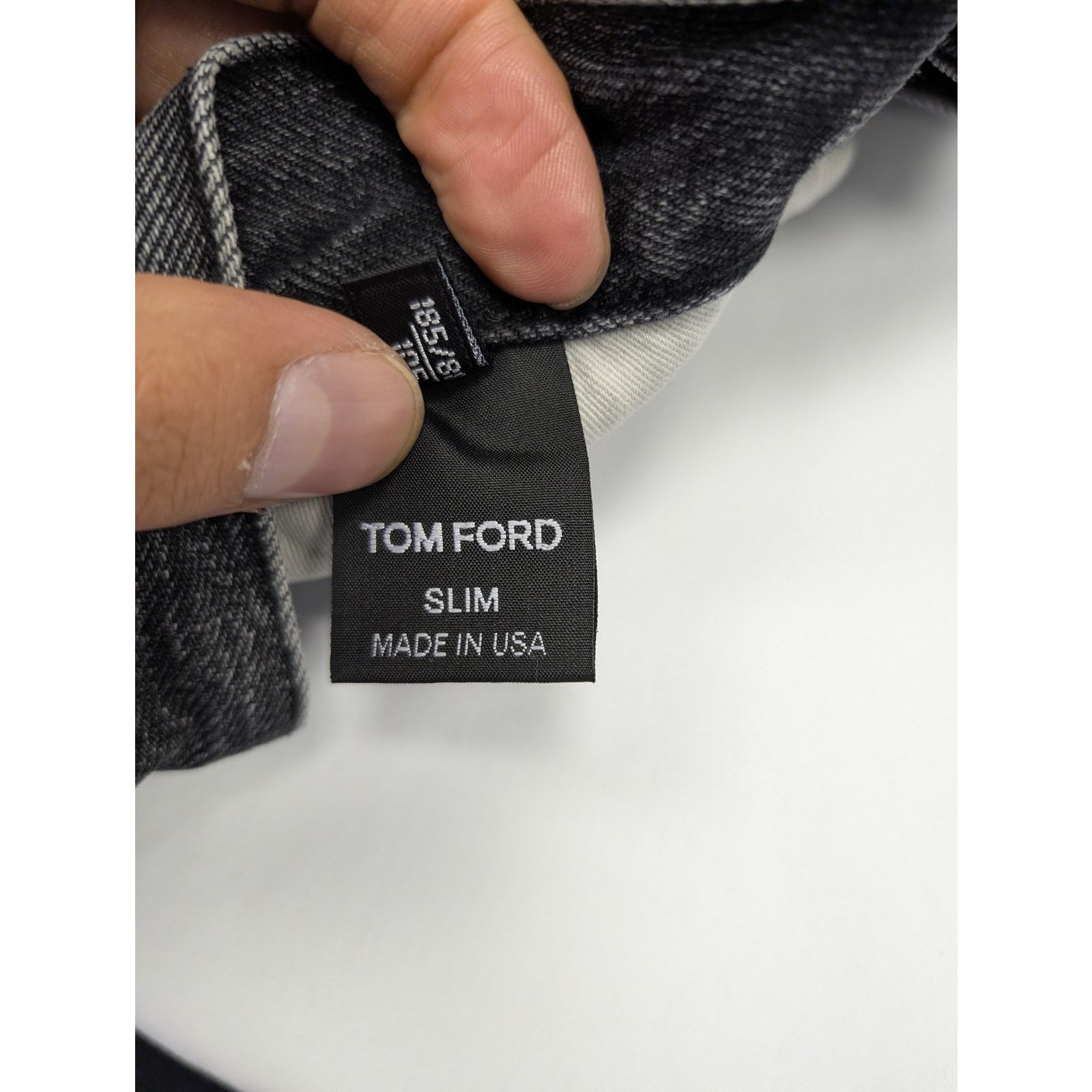Tom Ford o1rshd1 Denim Slim Jean in Black Size US 36 / EU 52 - 16 Thumbnail