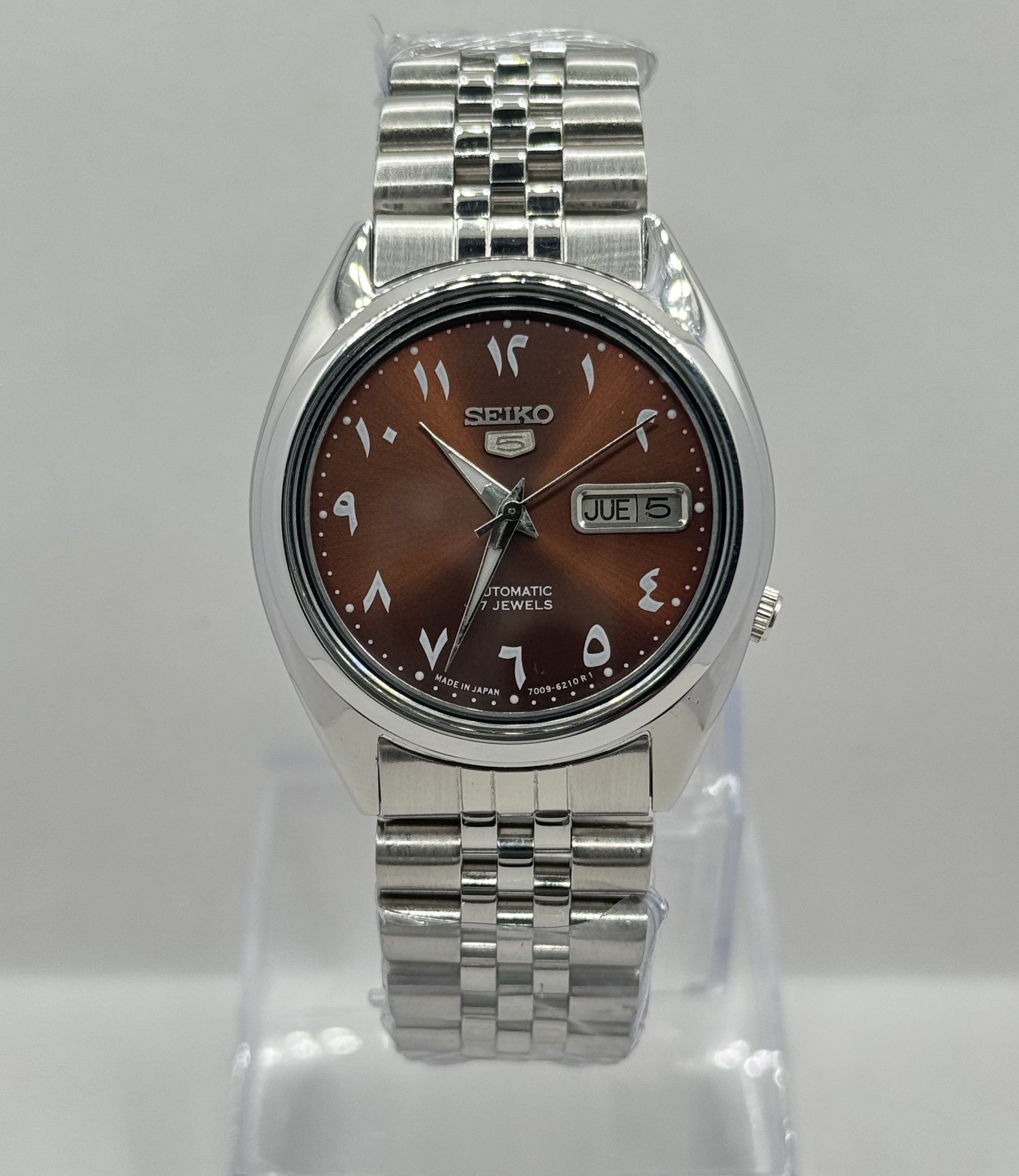 Seiko Automatic Arabic Dial Wrist Watch Day/Date Japan