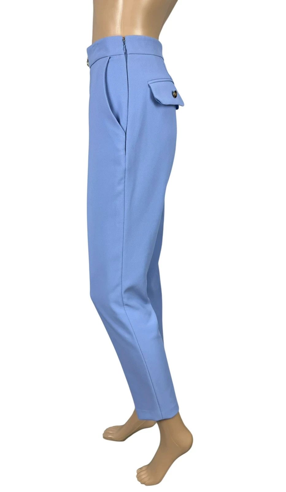 Elisabetta Franchi Elisabetta Franchi Crop Trousers High Waisted size 40 Size 27" / US 4 / IT 40 - 4 Thumbnail