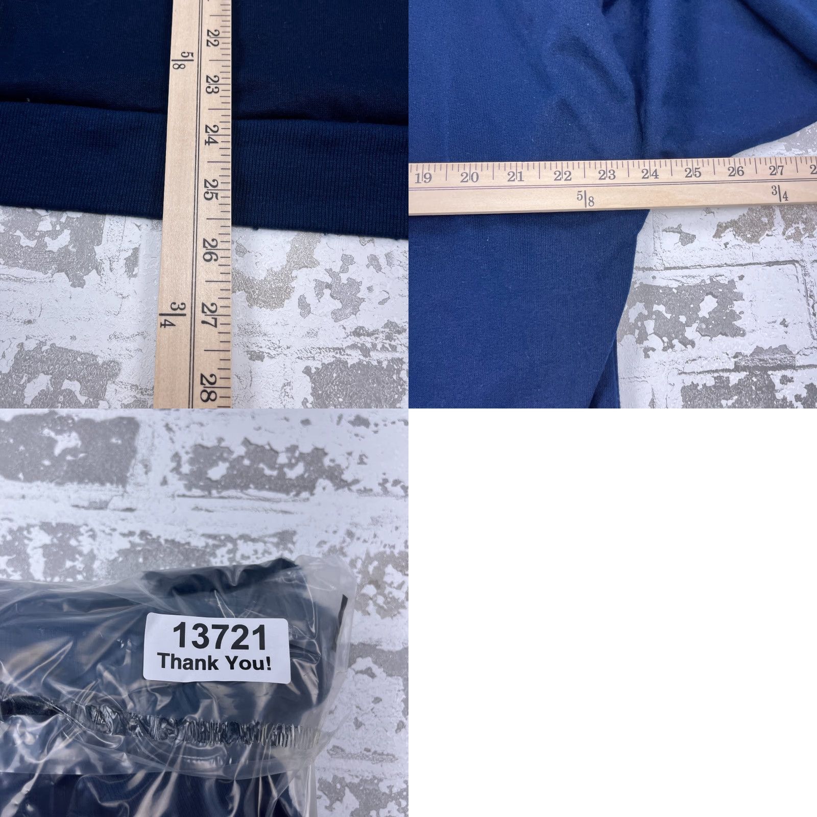 Haband VINTAGE Haband Sweatshirt Men 2XL Crew Neck USA Graphic Print Embroidered Logo Vintage 90s Grunge Hipster USA Blue Sweatshirt Mens Size US XXL / EU 58 / 5 - 8 Thumbnail