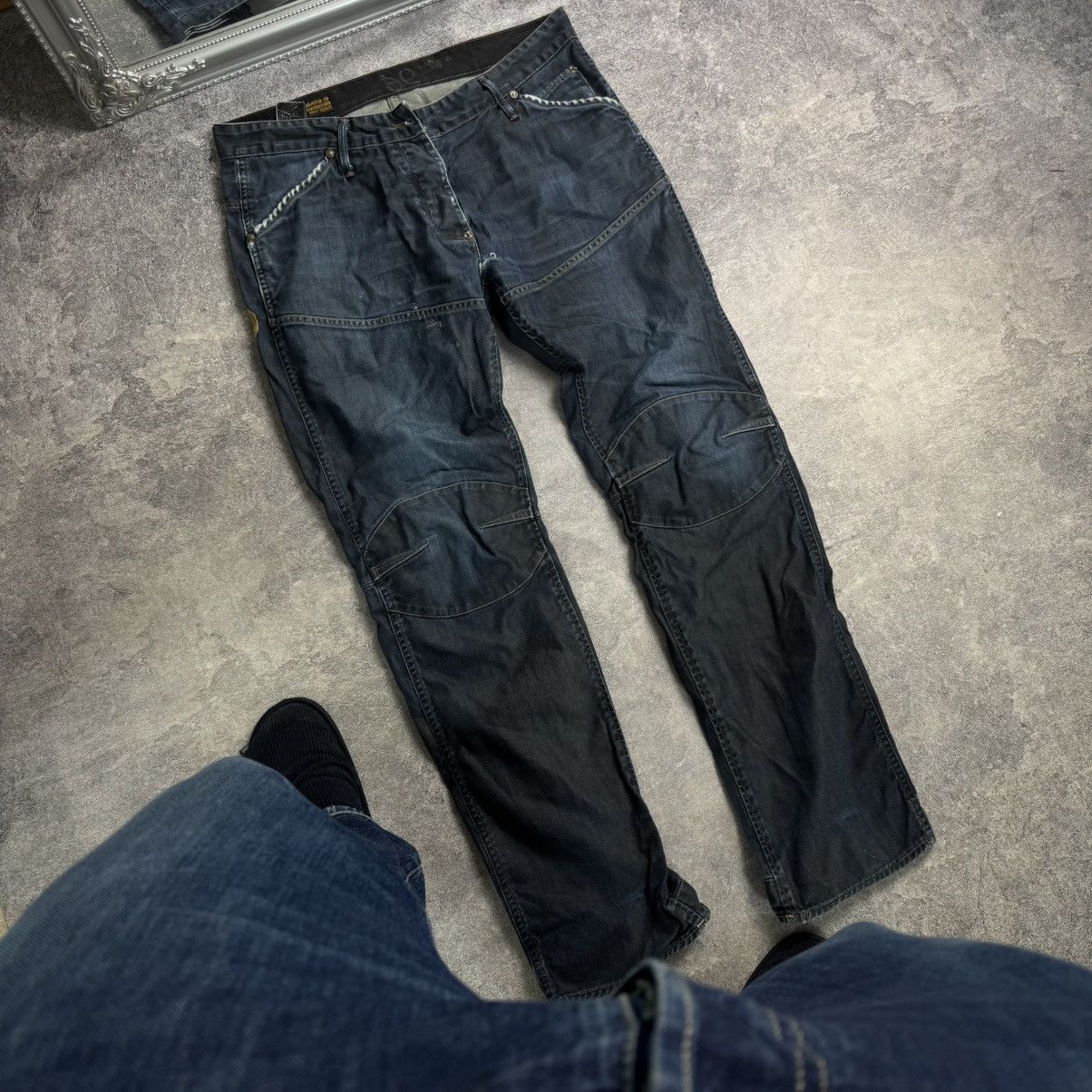 G-Star G-Star Raw 96 Elwood Heritage Denim Jeans Vintage 90s Size US 36 / EU 52 - 9 Thumbnail