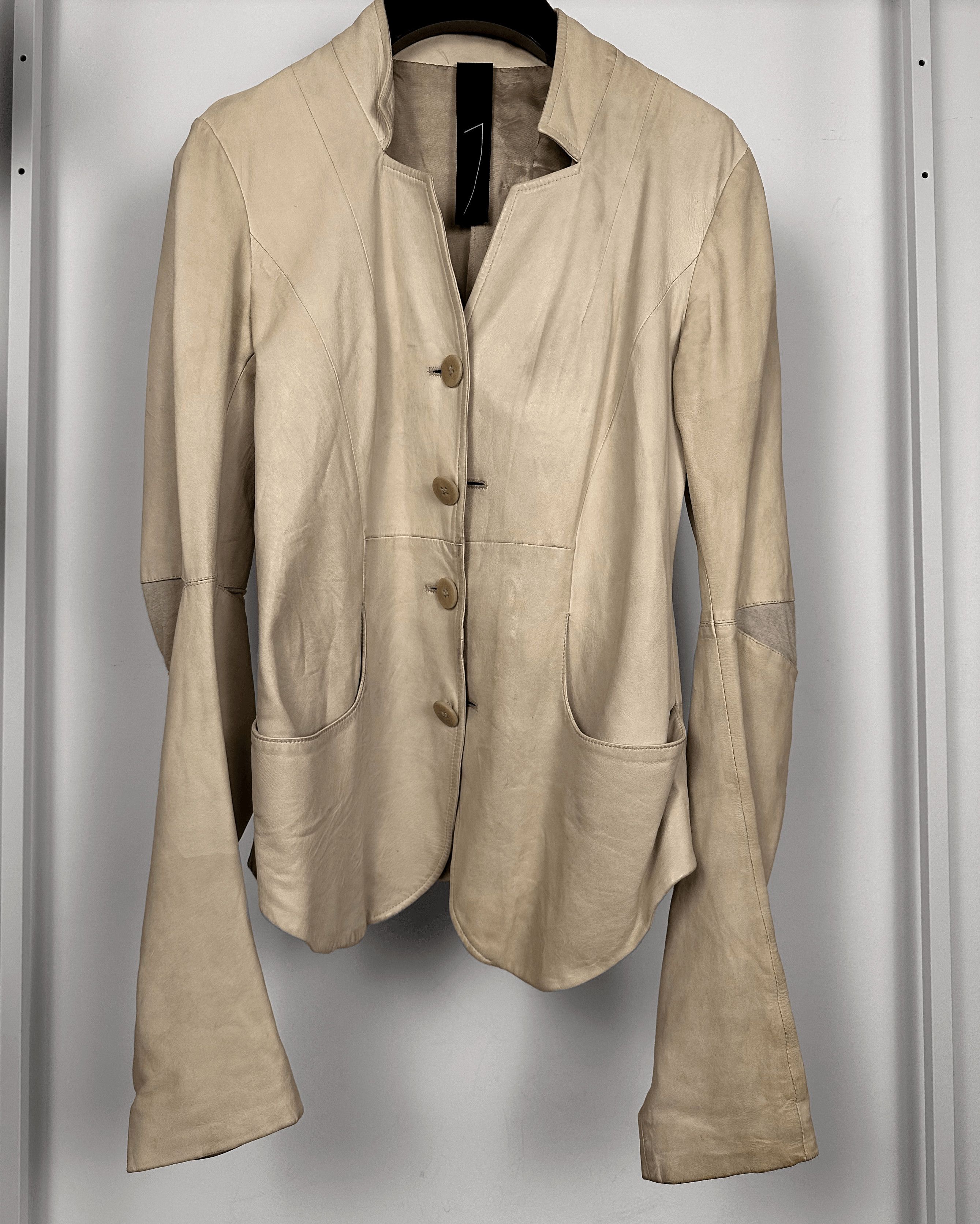 Ilaria Nistri Ilaria Nistri Leather Anatomically Tailored Jacket Size US M / EU 48-50 / 2 - 3 Thumbnail