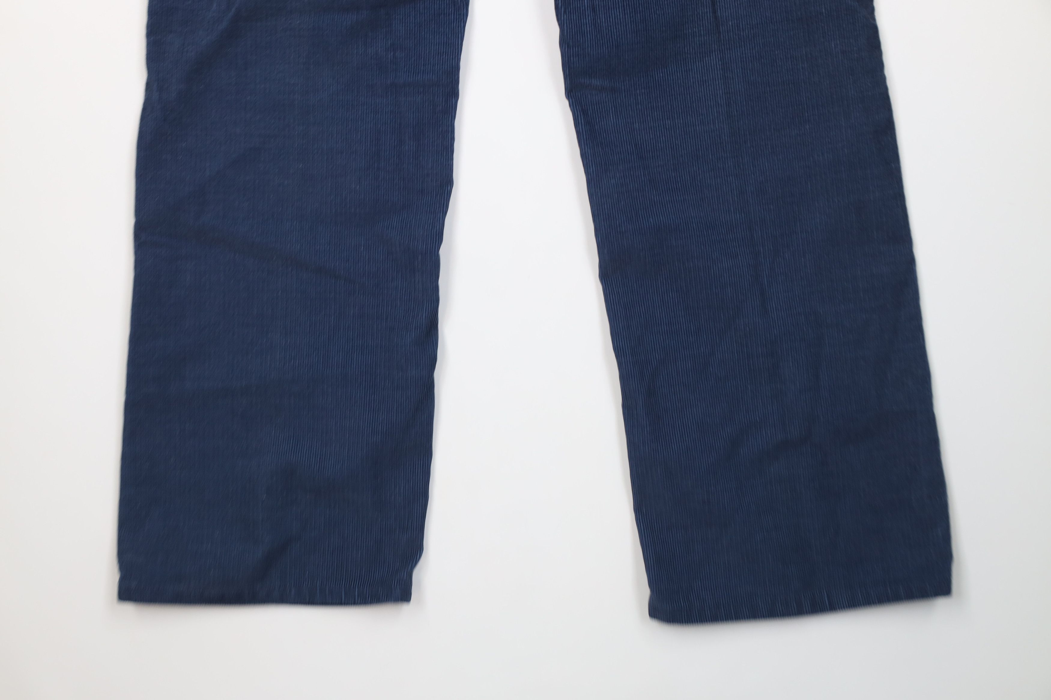 Vintage Vintage 70s Streetwear Wide Leg Corduroy Pants Blue USA Size US 32 / EU 48 - 12 Thumbnail