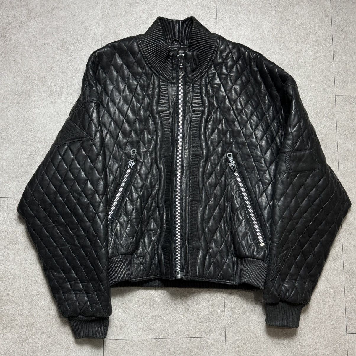 Marc Buchanan × Pelle Pelle Pelle Pelle Marc Buchanan Dragon Embroidery Leather Jacket Size US M / EU 48-50 / 2 - 3 Thumbnail