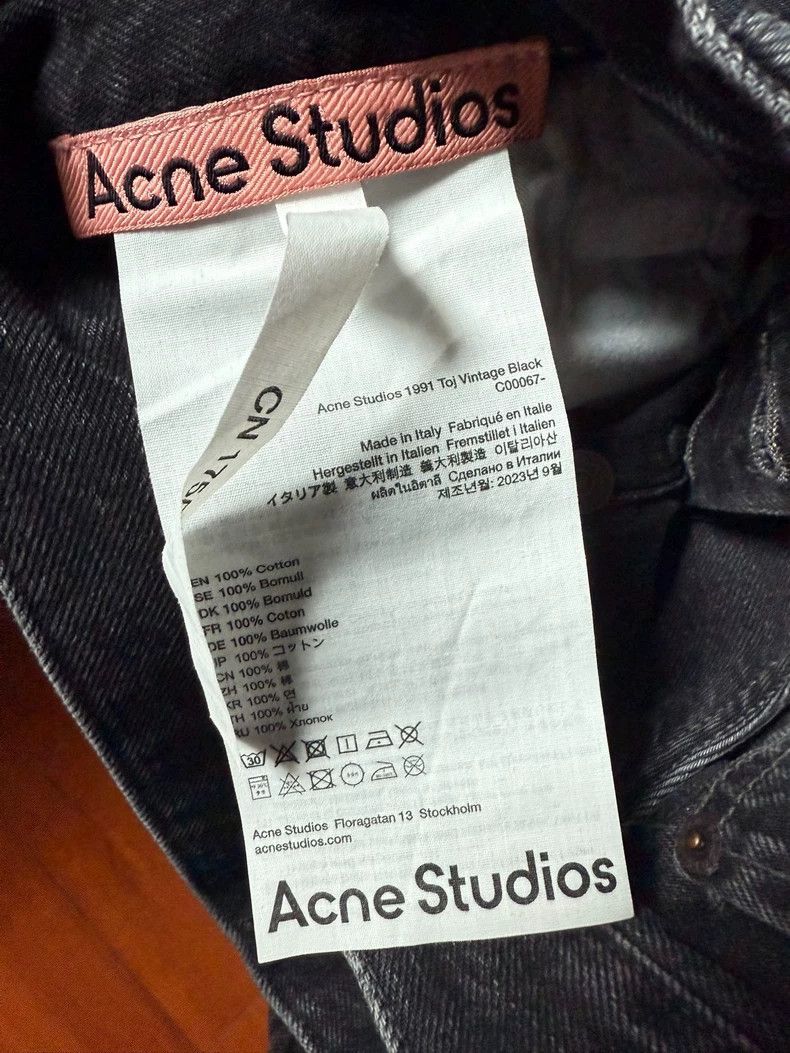 Acne Studios Acne Studios Black cotton jeans Size US 28 / EU 44 - 6 Thumbnail