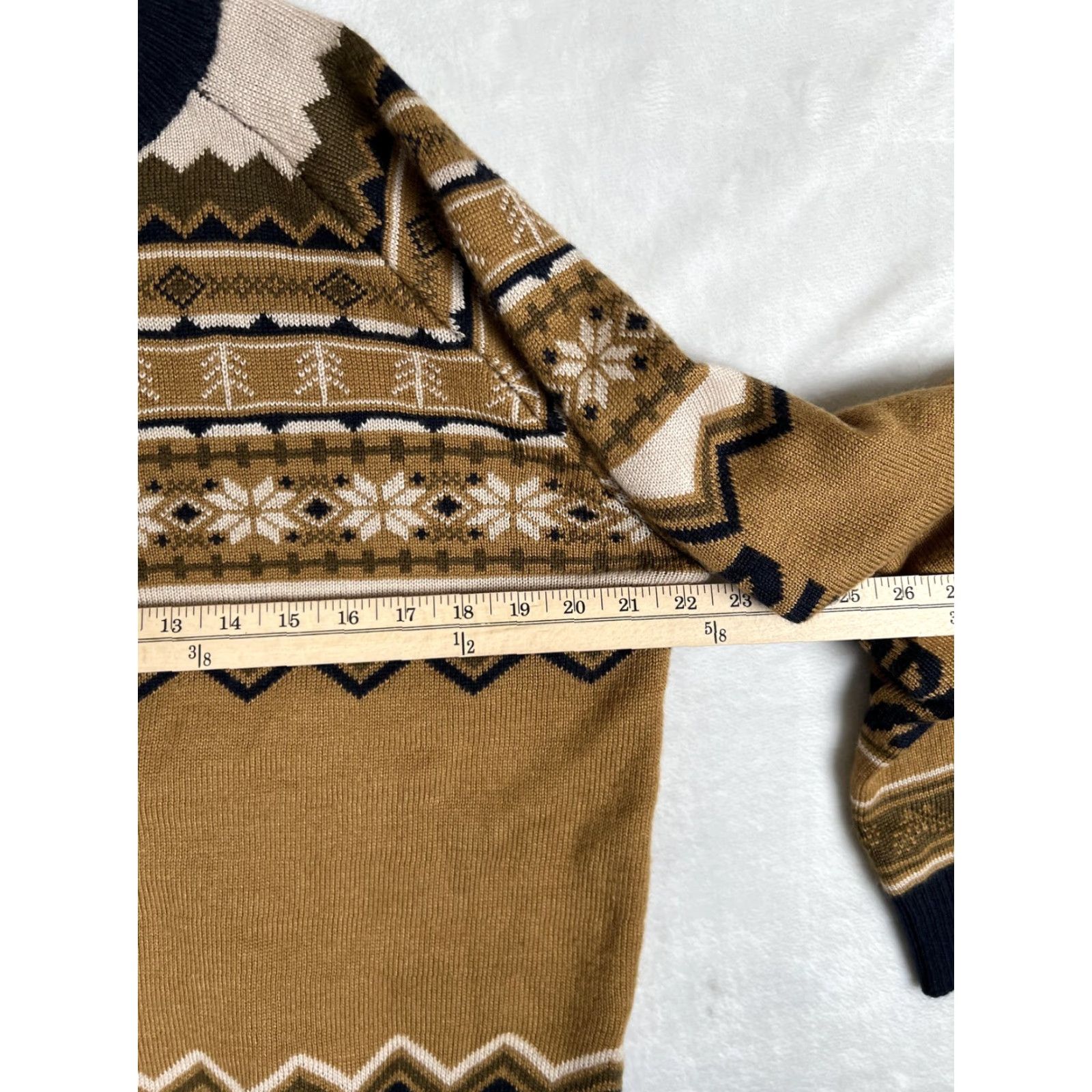 Vintage Dutch Bros Coffee Sweater Mens Medium Brown Fair Isle Ugly Christmas Crewneck Size US L / EU 52-54 / 3 - 4 Thumbnail